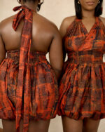 Sarifa Bubble Mini Dress - Image 4